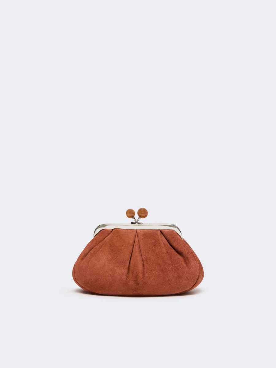 bolso pequeño de ante pasticcino - marrÓn