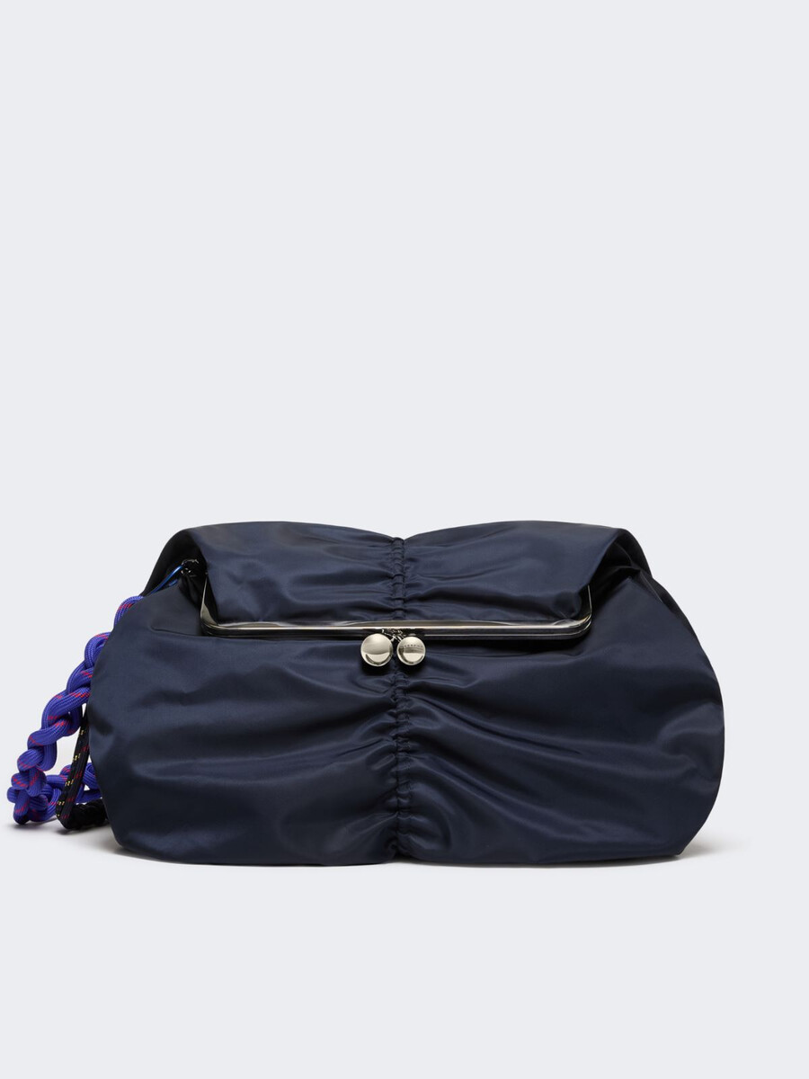 bolso pasticcino extra grande de gabardina técnica - ultramarine