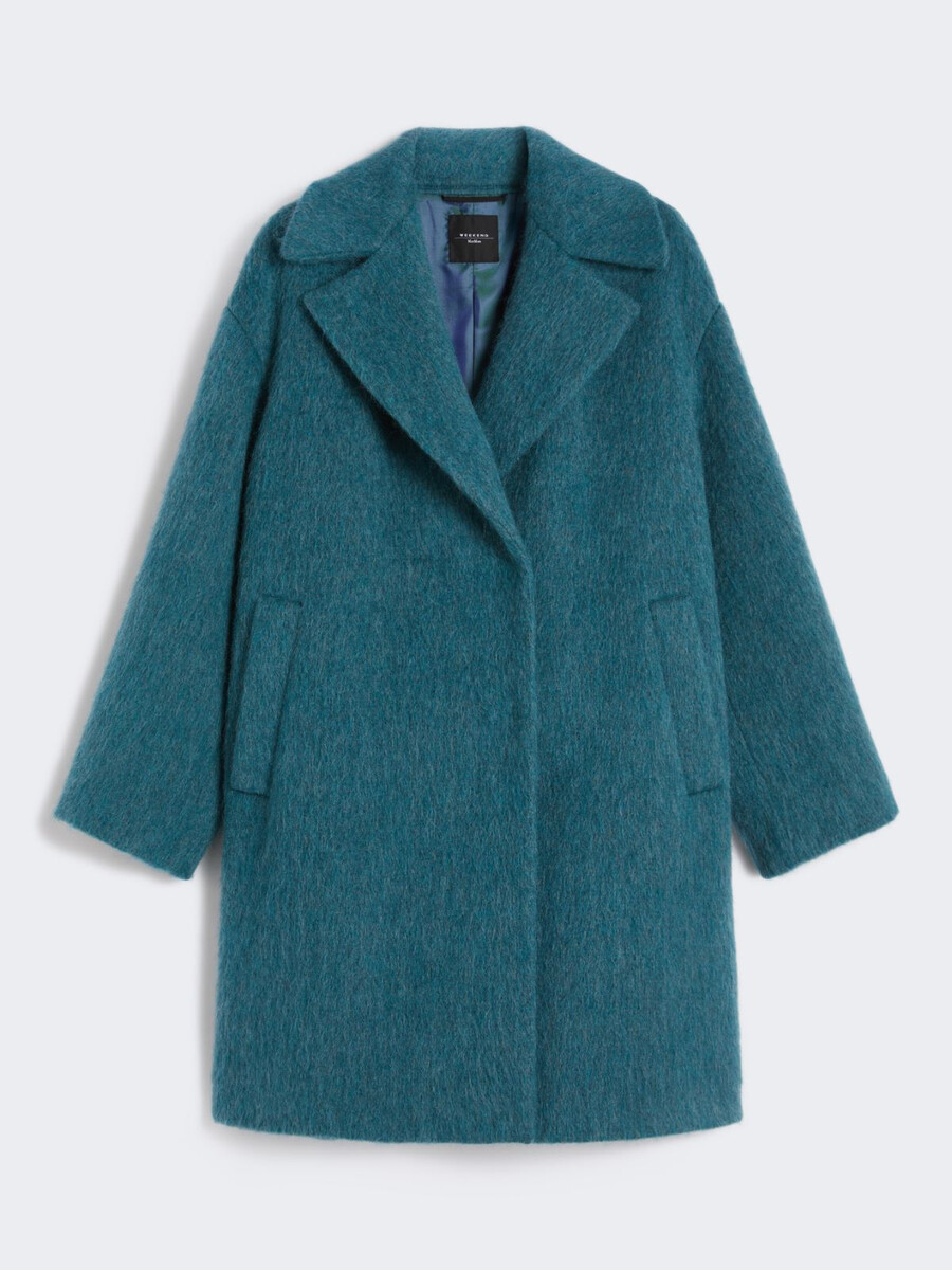 abrigo de alta costura de lana alpaca y mohair - oil