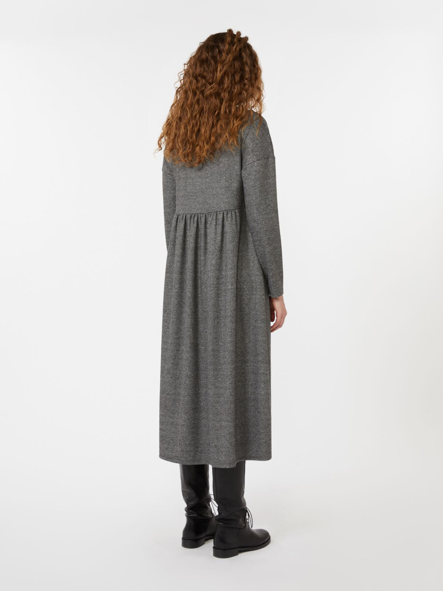 vestido de jersey - gris medio