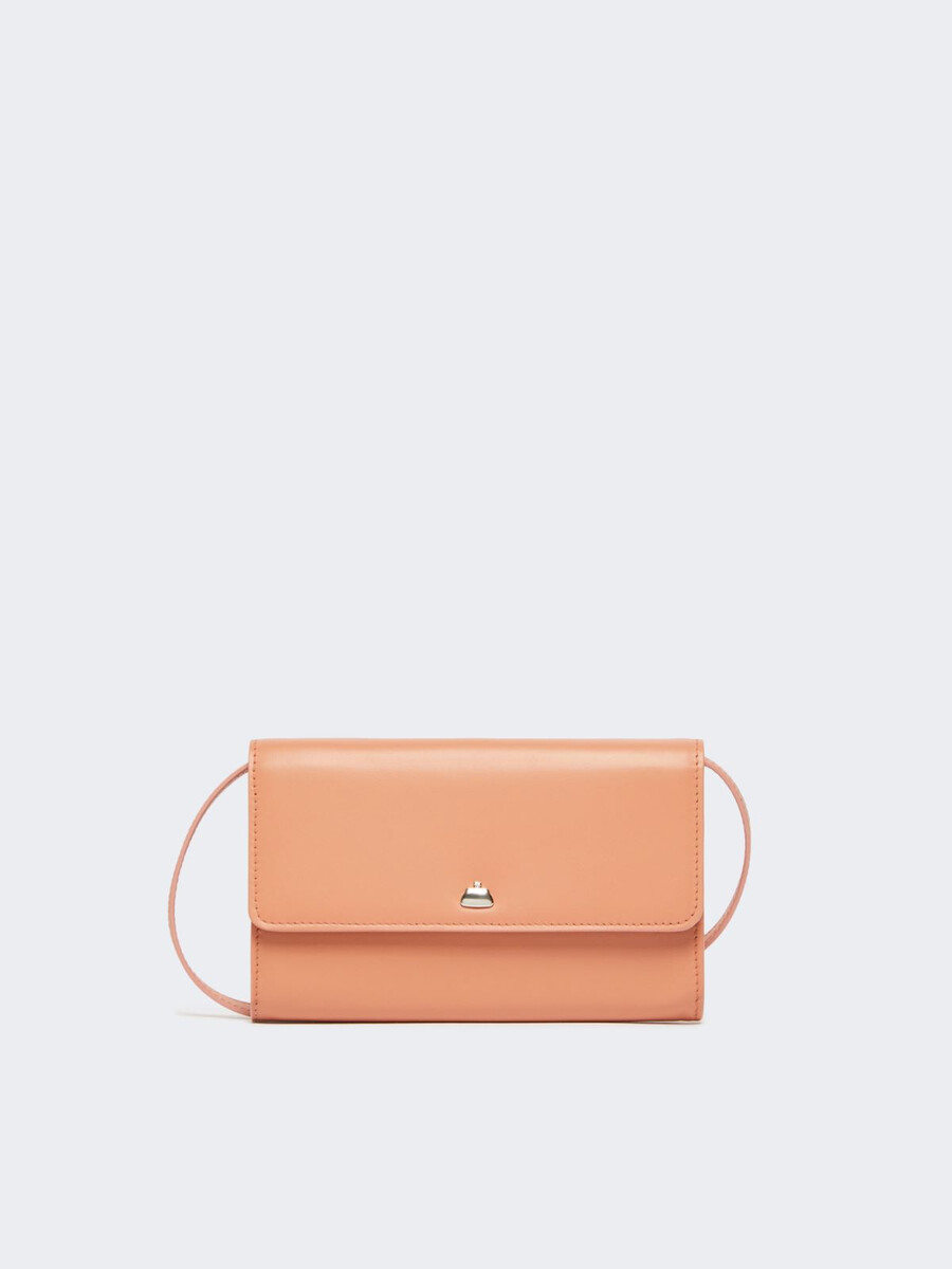 funda de cuero para teléfono - rosa