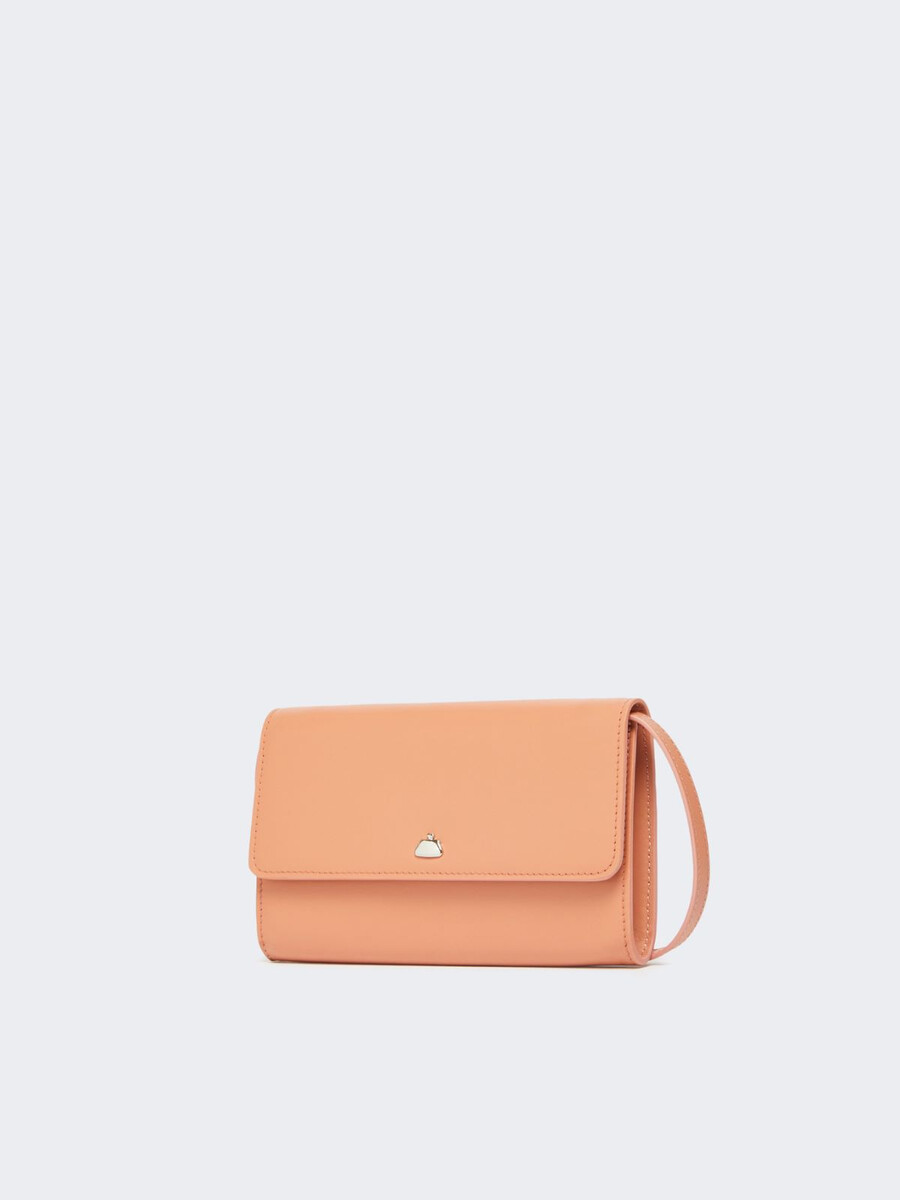 funda de cuero para teléfono - rosa