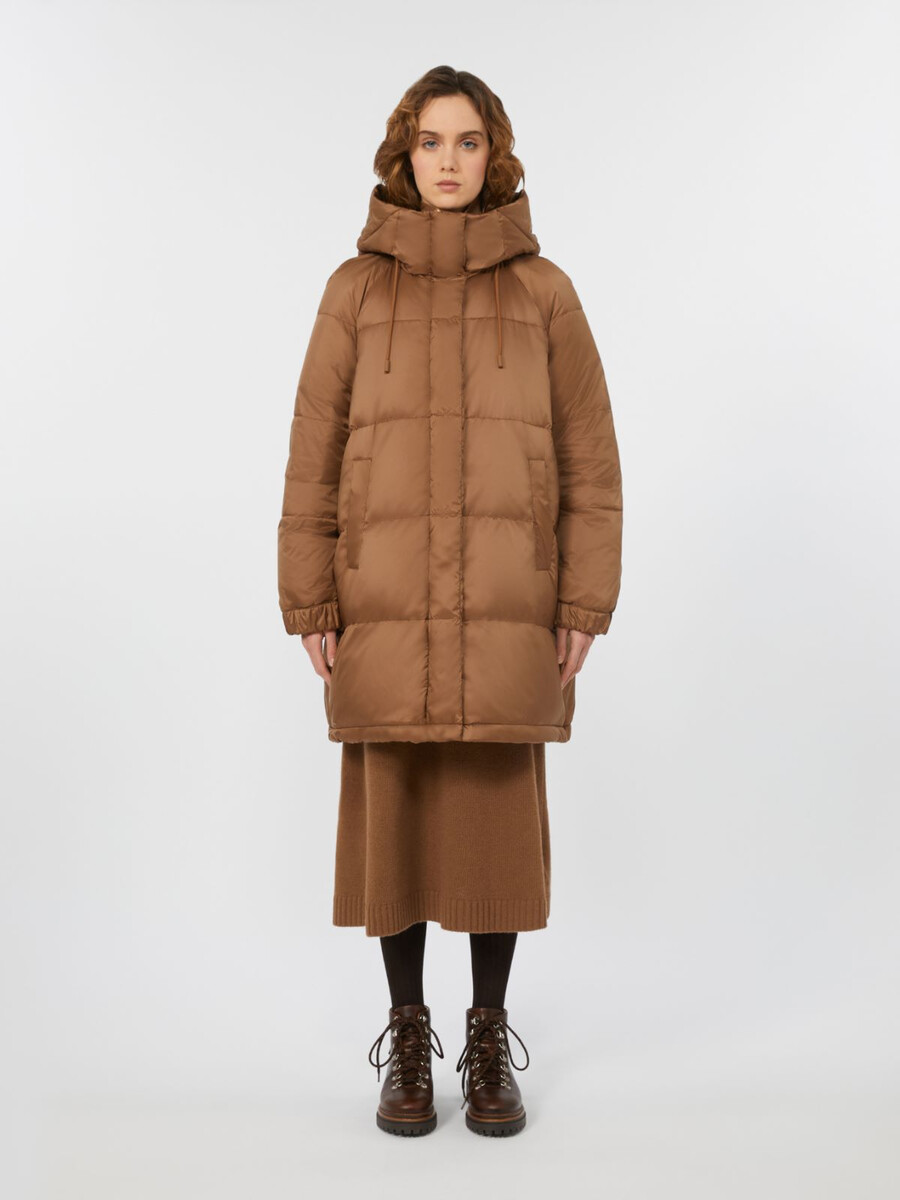 parka reversible de lona resistente al agua - marrÓn avellana