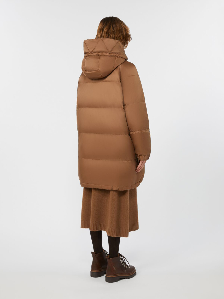 parka reversible de lona resistente al agua - marrÓn avellana