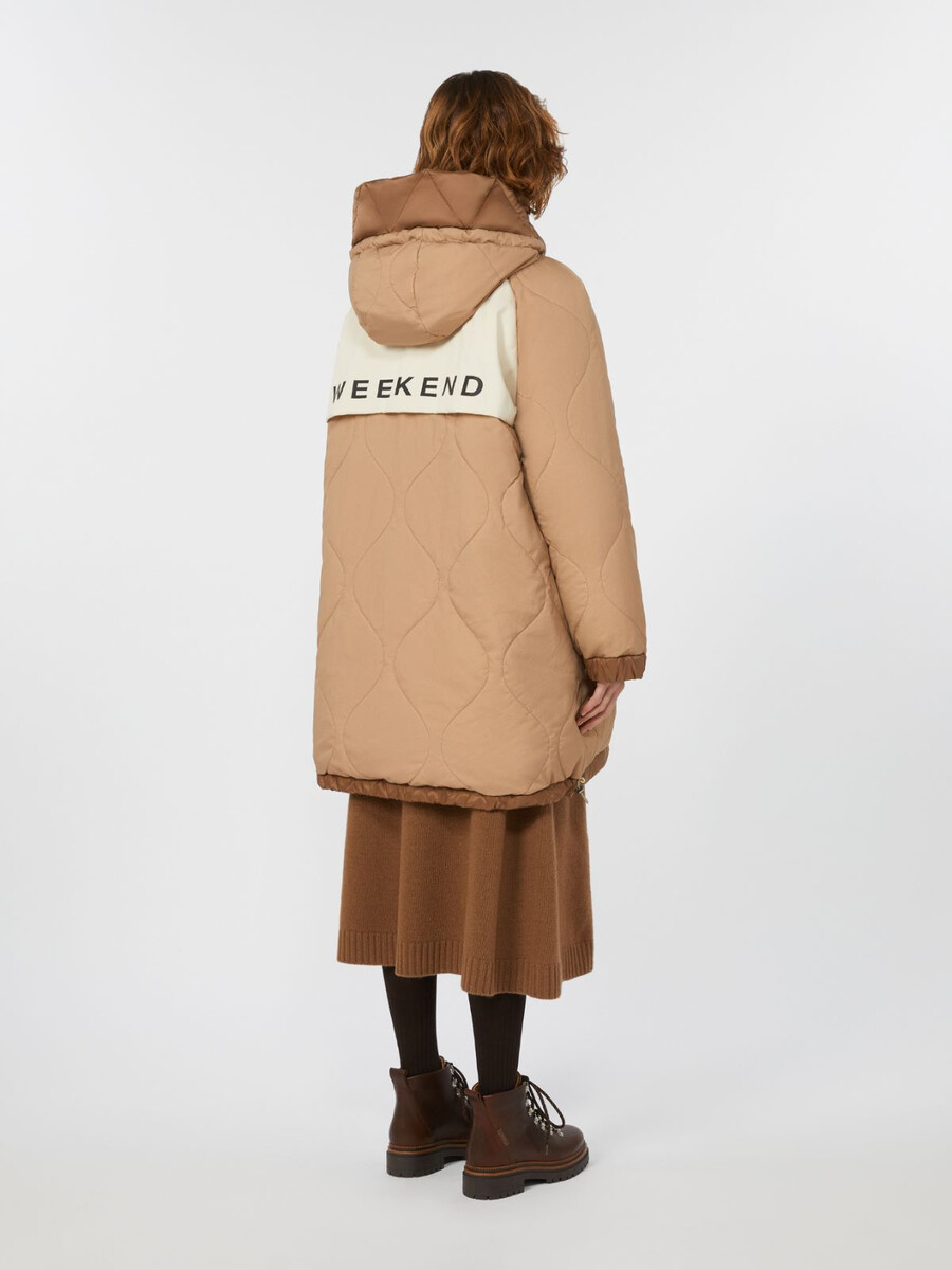 parka reversible de lona resistente al agua - marrÓn avellana