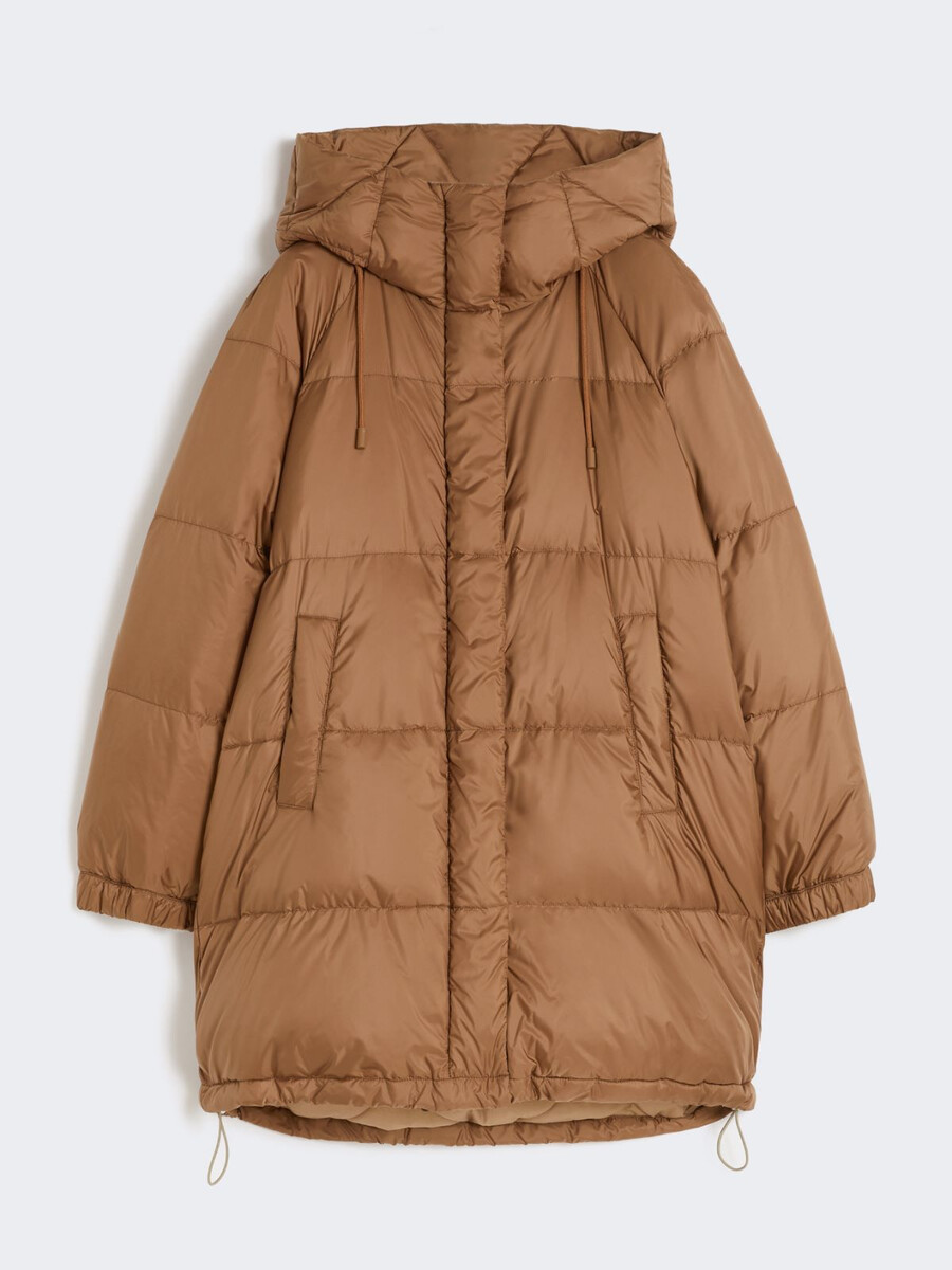 parka reversible de lona resistente al agua - marrÓn avellana
