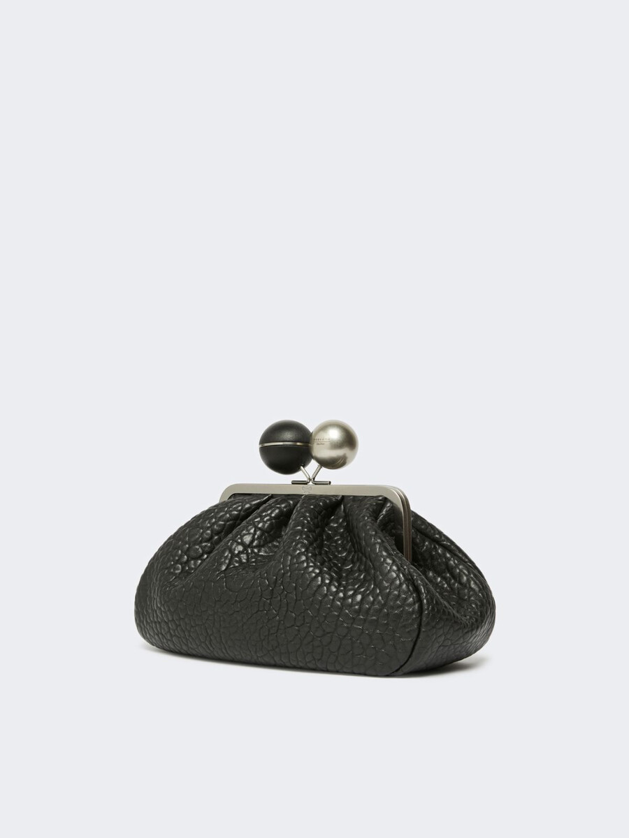bolso pasticcino mediano de piel napa - negro