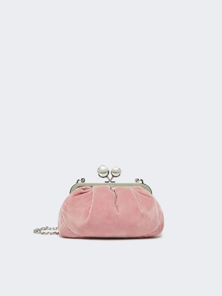 bolso pasticcino pequeño de terciopelo de algodón - rosa