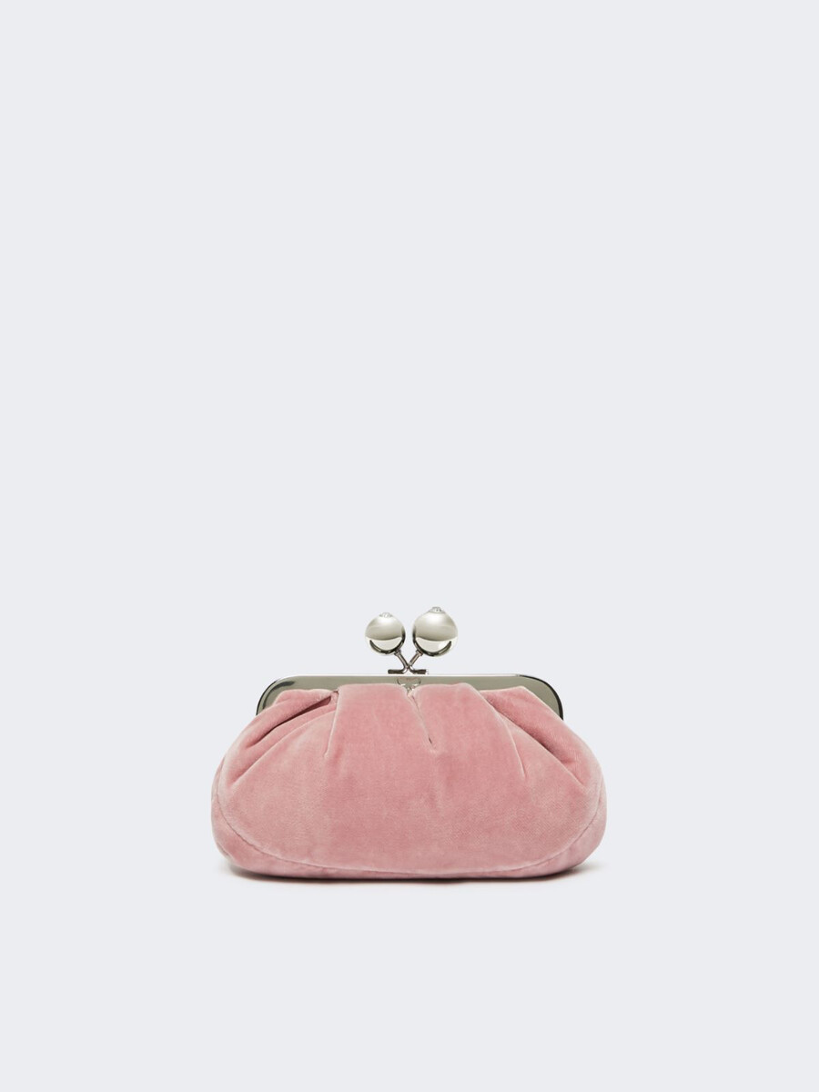 bolso pasticcino pequeño de terciopelo de algodón - rosa