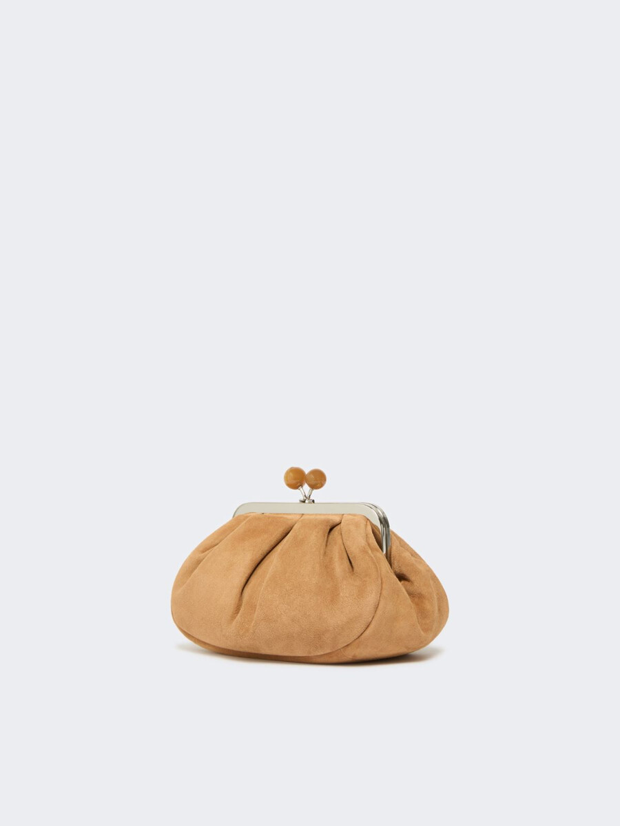 bolso pequeño de ante pasticcino - marrÓn