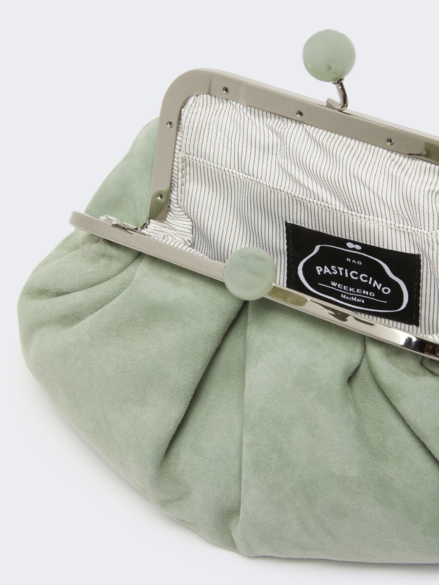 bolso pasticcino pequeño de ante - verde