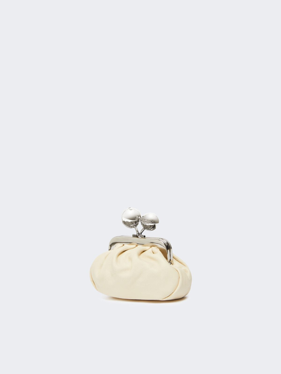 bolso nano pasticcino de piel de oveja napa - marfil