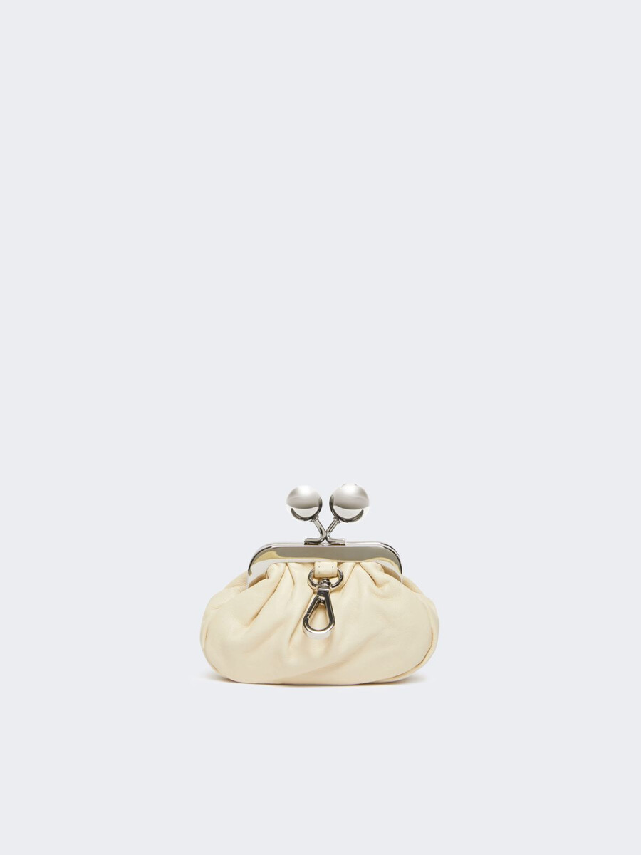 bolso nano pasticcino de piel de oveja napa - marfil