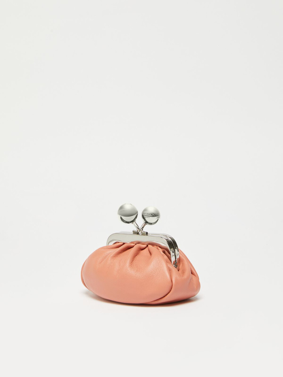 bolso nano pasticcino de piel de oveja napa - rosa