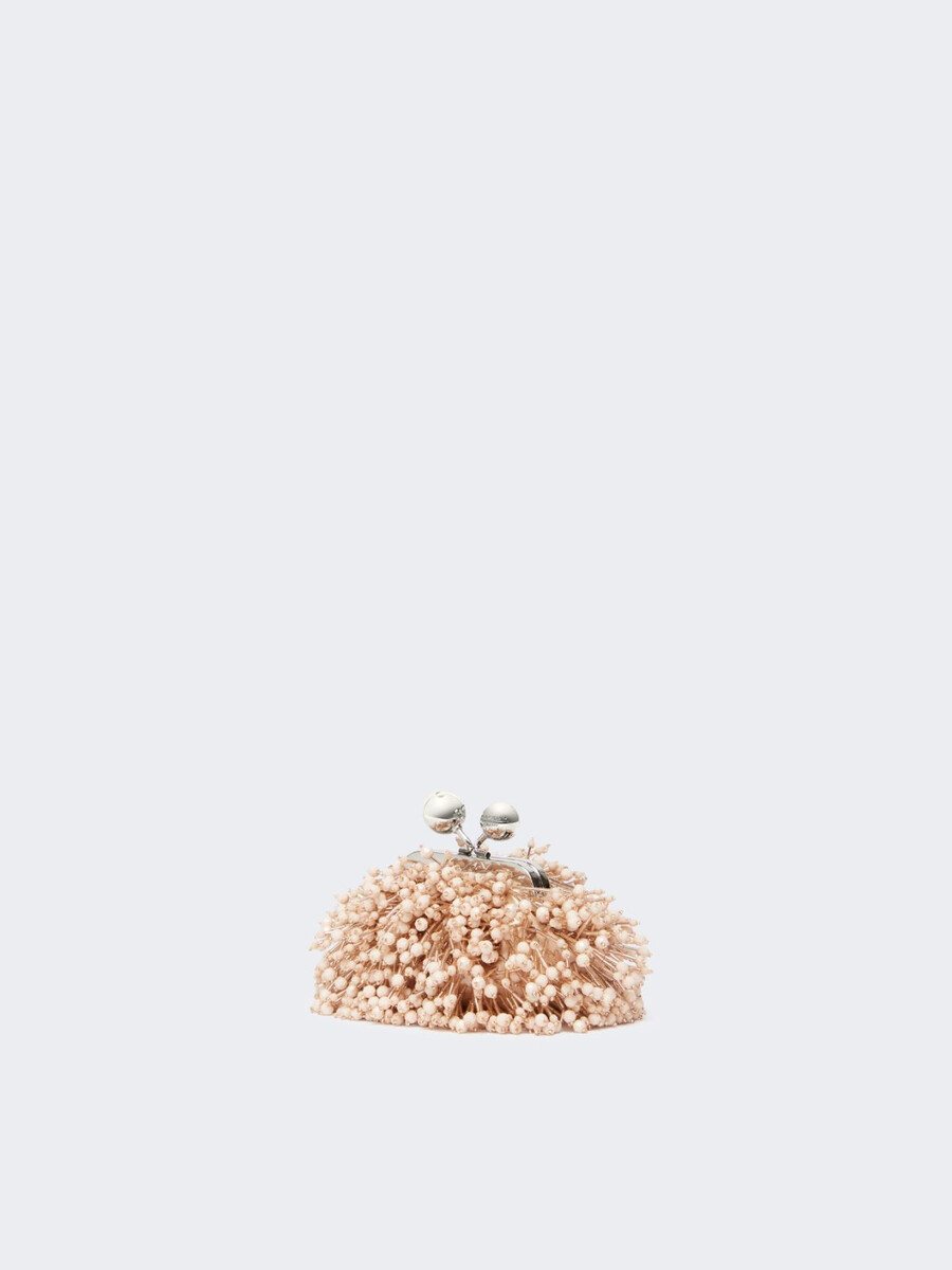 bolsa de nano pasticcino de satén y lentejuelas - powder
