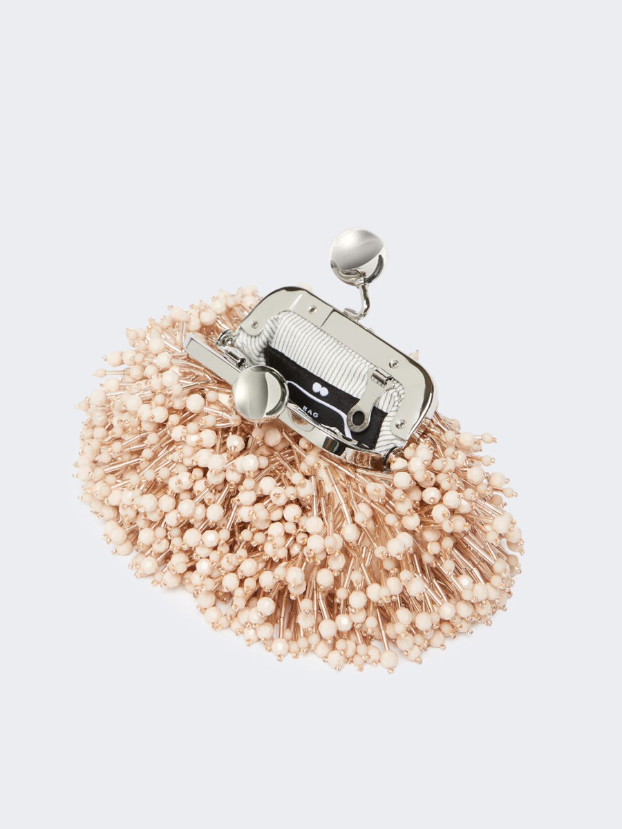 bolsa de nano pasticcino de satén y lentejuelas - powder
