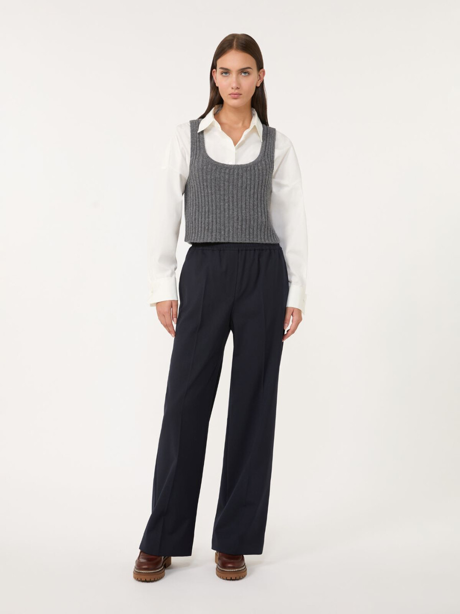 camisa oversize de popelina - blanca