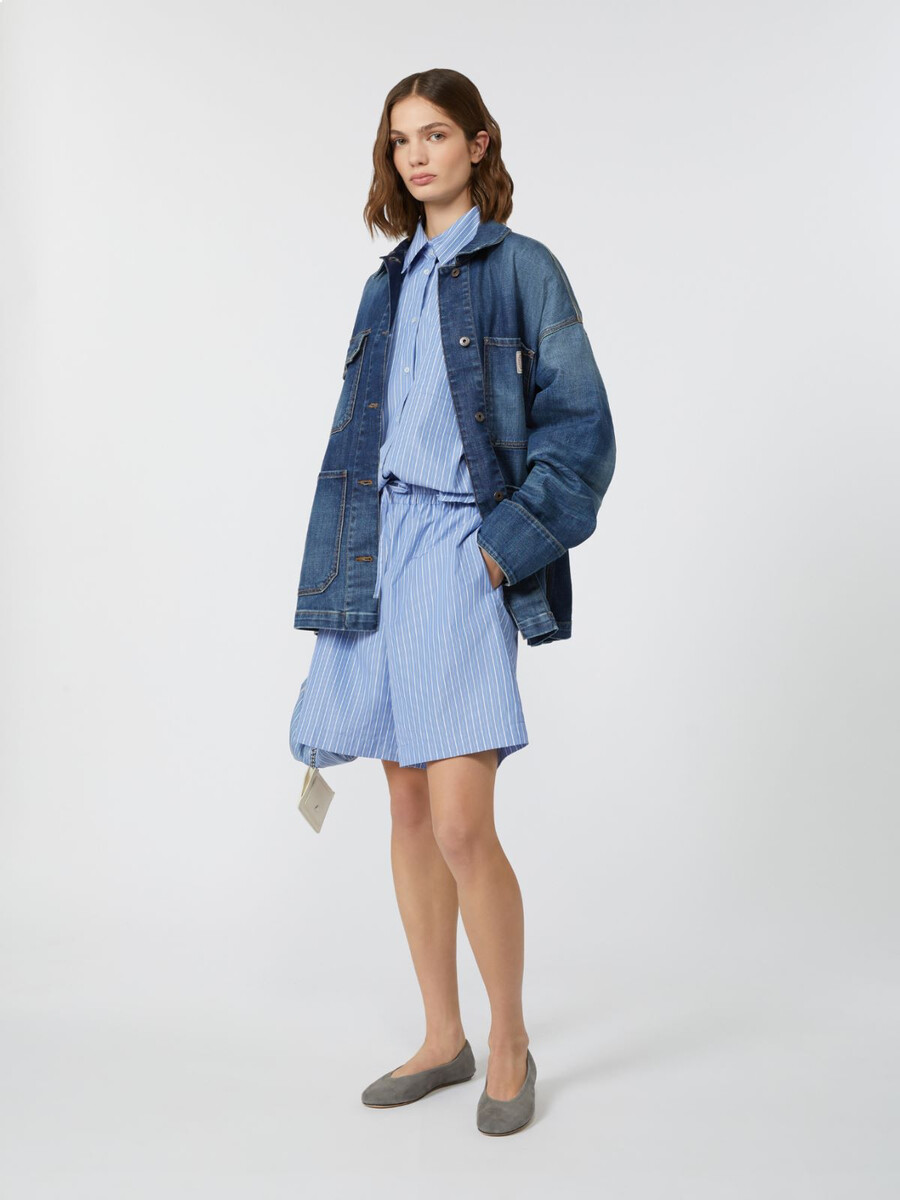 camisa oversize de popelina - avio