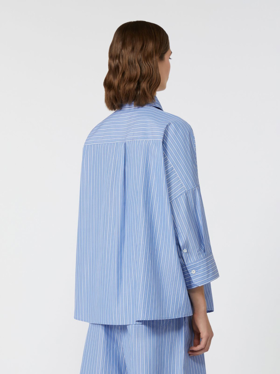camisa oversize de popelina - avio