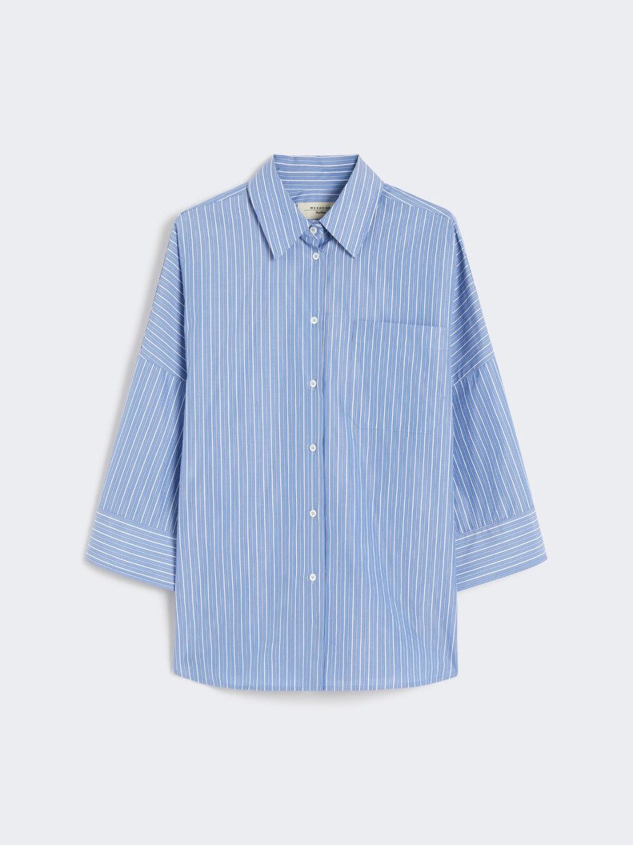 camisa oversize de popelina - avio