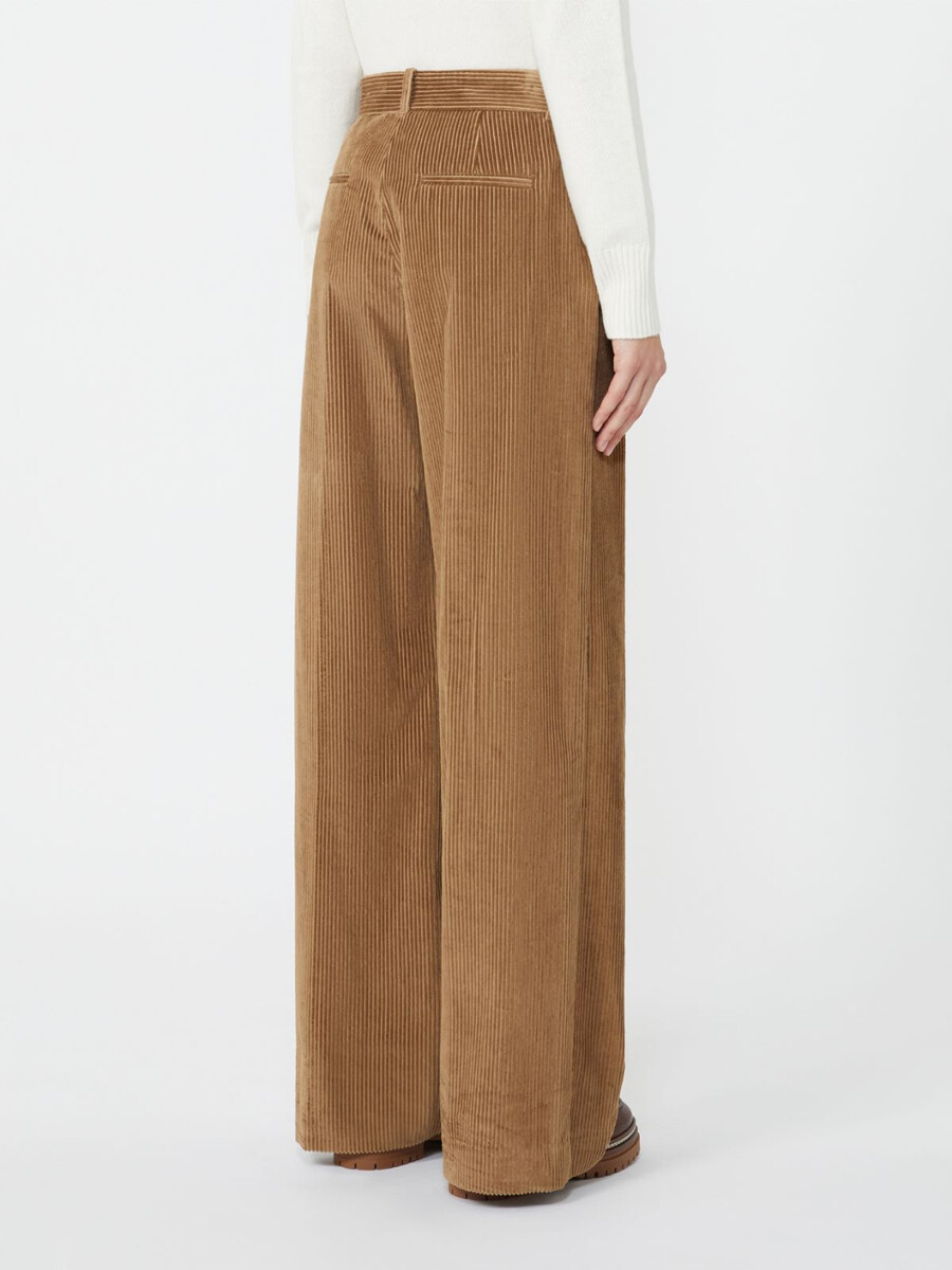 pantalón ancho de pana - marrÓn avellana