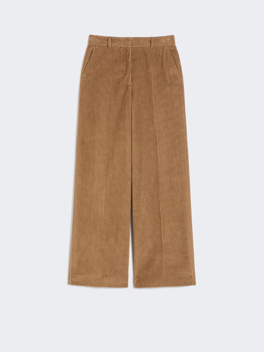 pantalón ancho de pana - marrÓn avellana