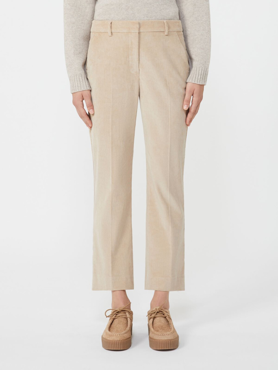 pantalones de pana - beige